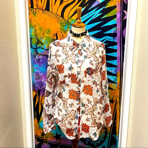 π Lovely boho button shirt - Picture 2 of 10